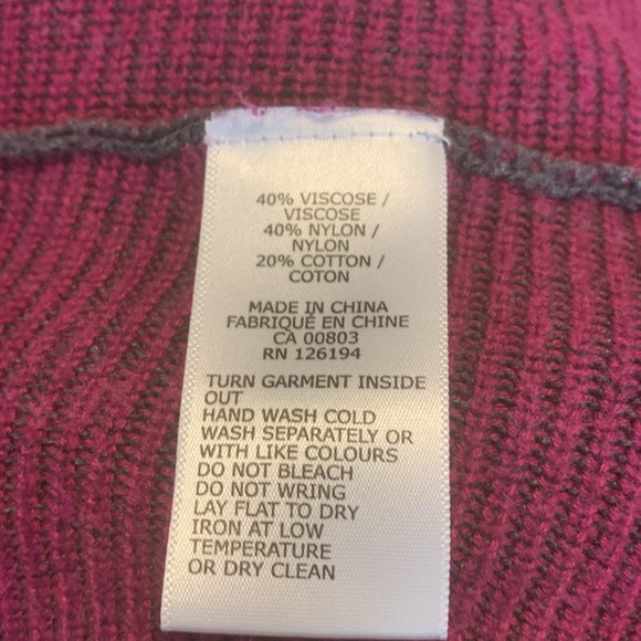Jana sweater, tunic, magenta, cotton blend, size L - Picture 4 of 4
